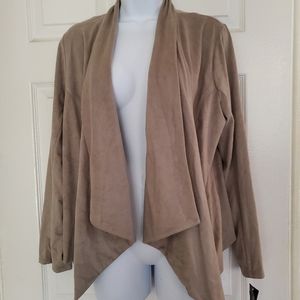Faux Suede Jacket